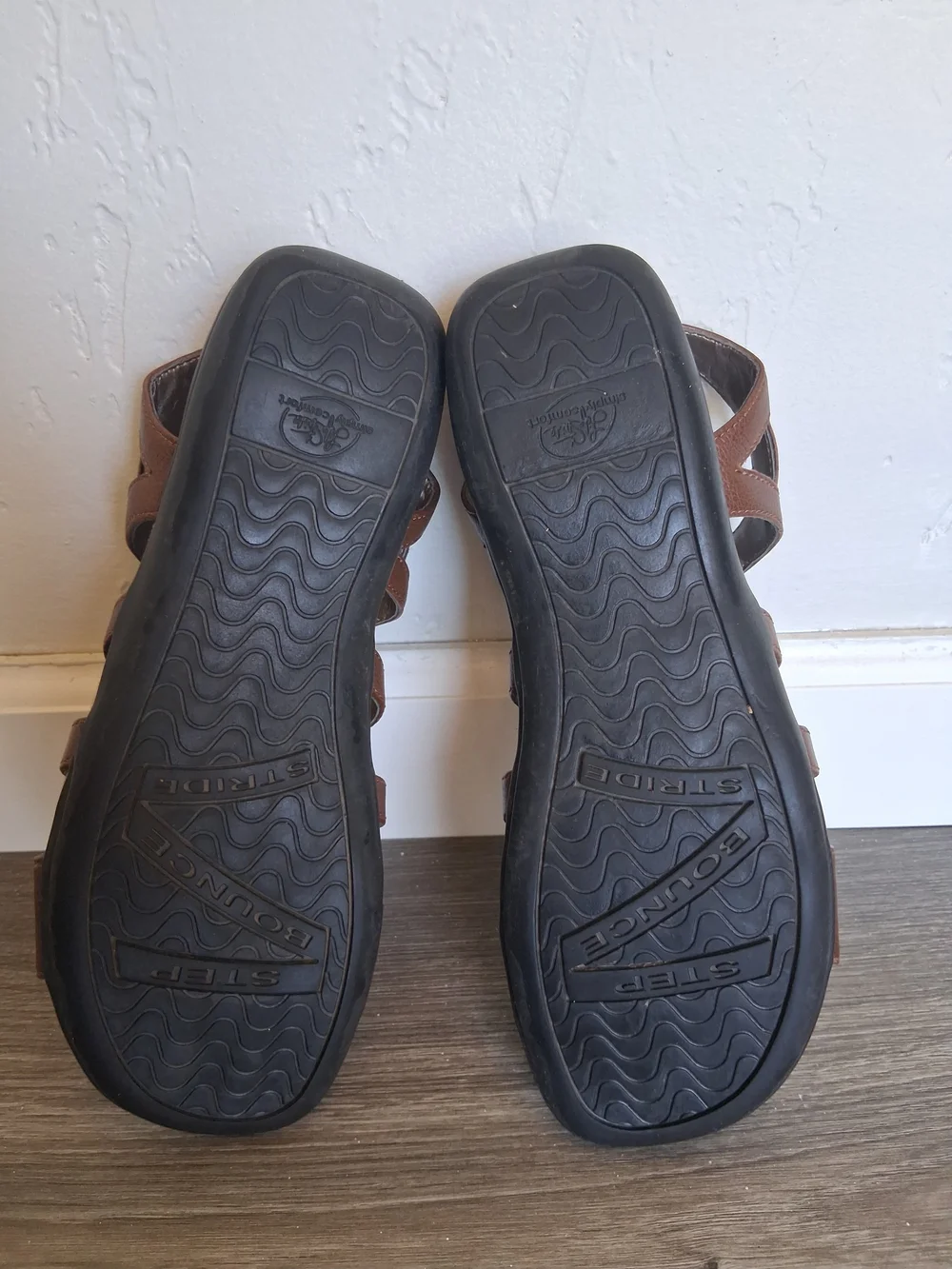 LifeStride Simply Comfort Eleanora Brown Gladiator Sandals Women's Sz 7M Comfort